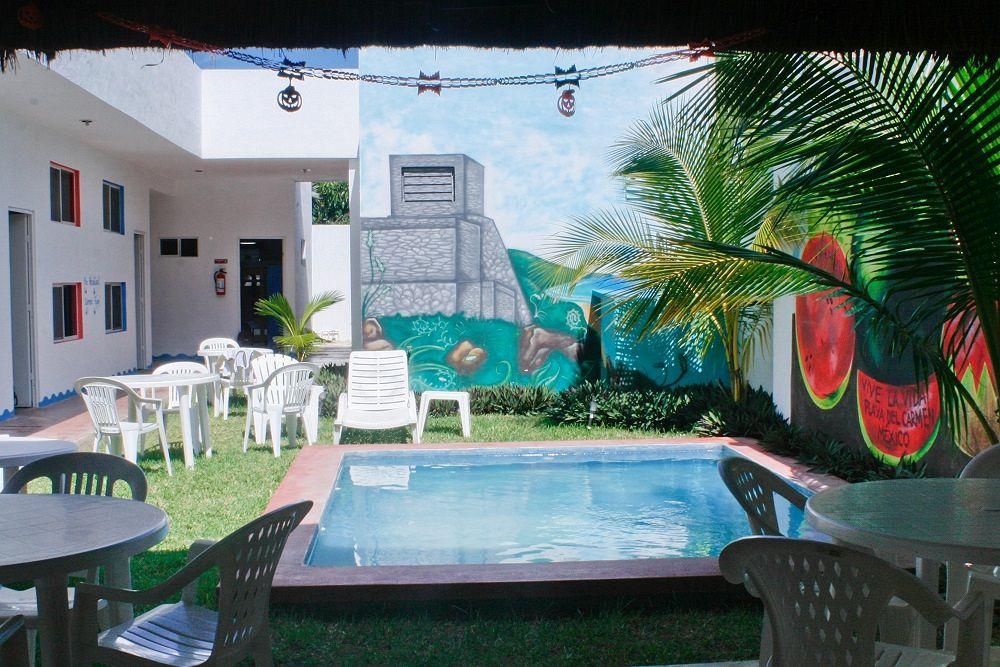 Hostal Vive La Vida Playa del Carmen Ngoại thất bức ảnh