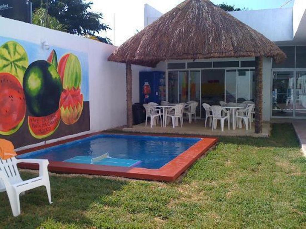 Hostal Vive La Vida Playa del Carmen Ngoại thất bức ảnh